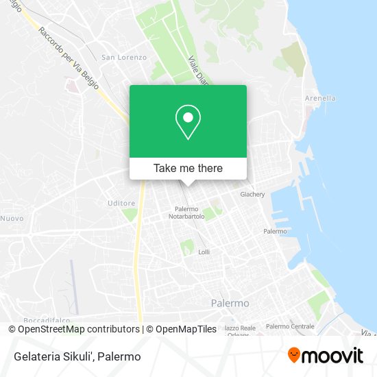 Gelateria Sikuli' map