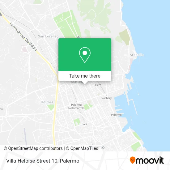 Villa Heloise Street 10 map