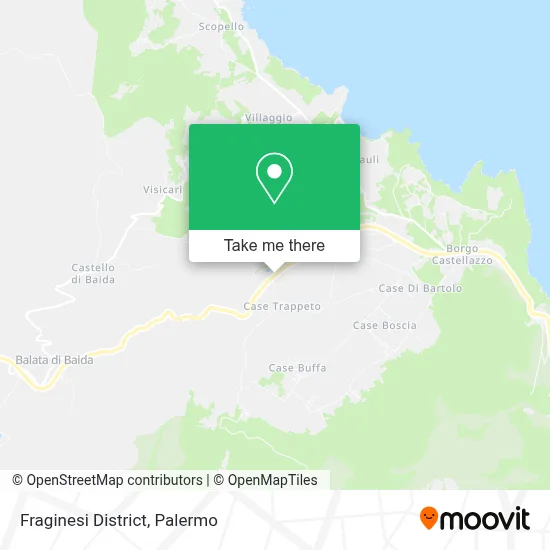 Fraginesi District map