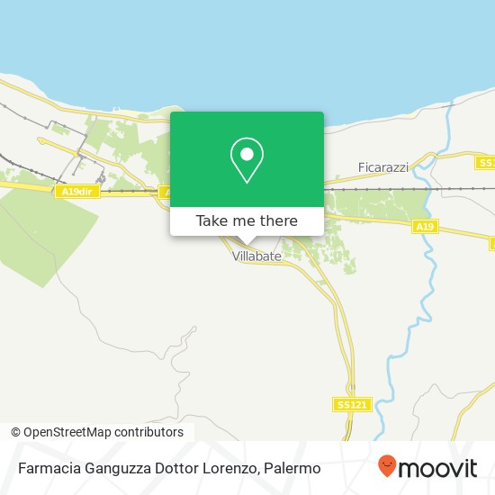 Farmacia Ganguzza Dottor Lorenzo map