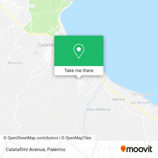 Calatafimi Avenue map
