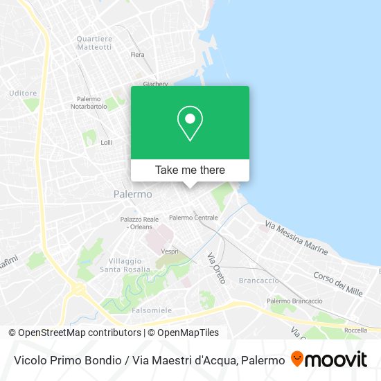 Vicolo Primo Bondio / Via Maestri d'Acqua map