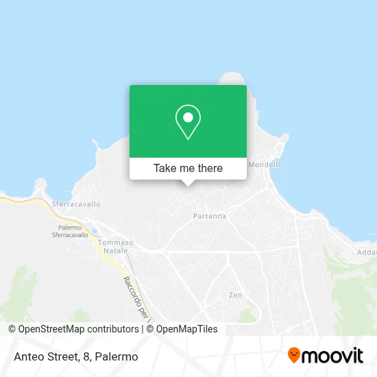 Anteo Street, 8 map
