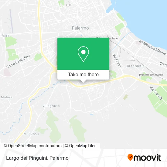 Largo dei Pinguini map