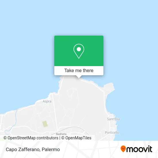 Capo Zafferano map
