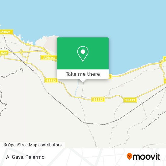 Al Gava map