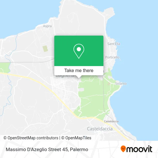 Massimo D'Azeglio Street 45 map