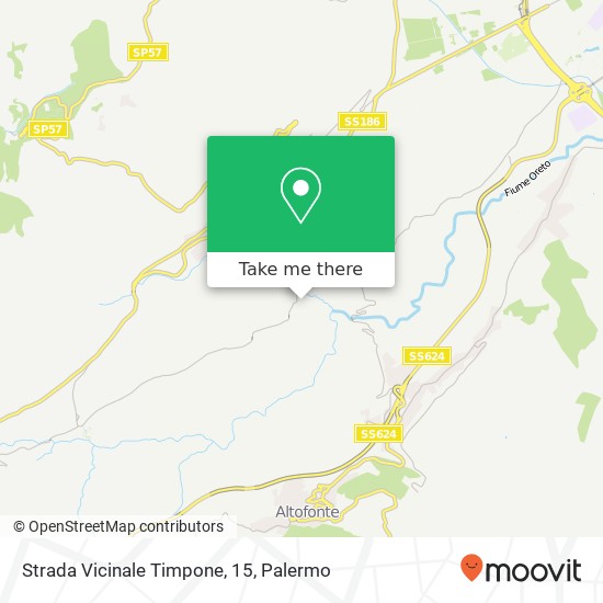 Strada Vicinale Timpone, 15 map