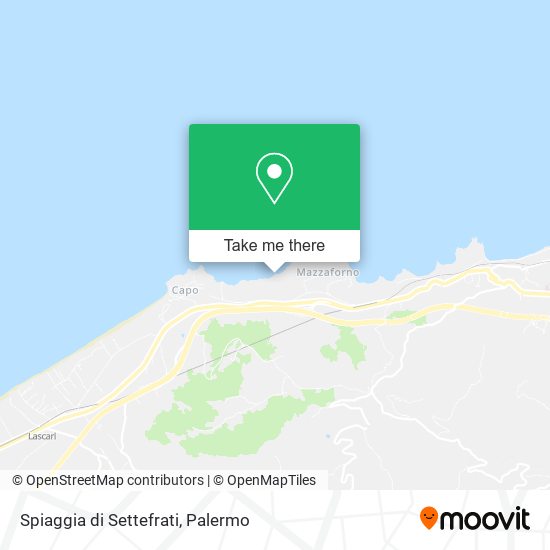 Spiaggia di Settefrati map