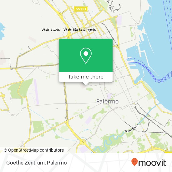 Goethe Zentrum map