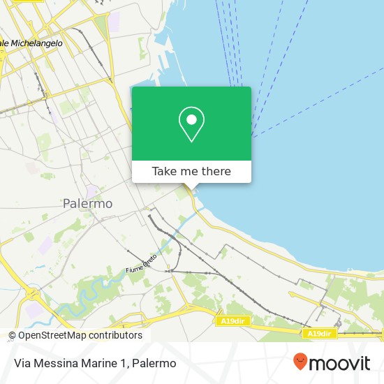 Via Messina Marine 1 map