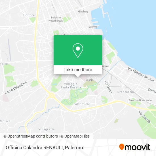 Calandra RENAULT Workshop map