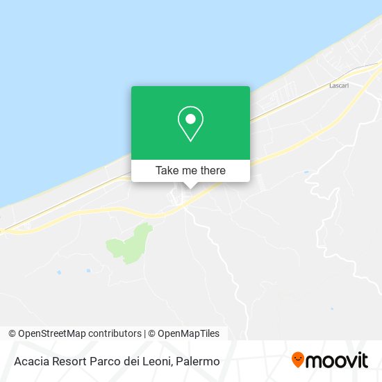 Acacia Resort Parco dei Leoni map