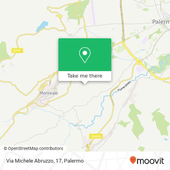 Via Michele Abruzzo, 17 map