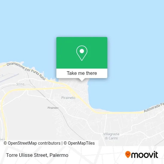 Torre Ulisse Street map