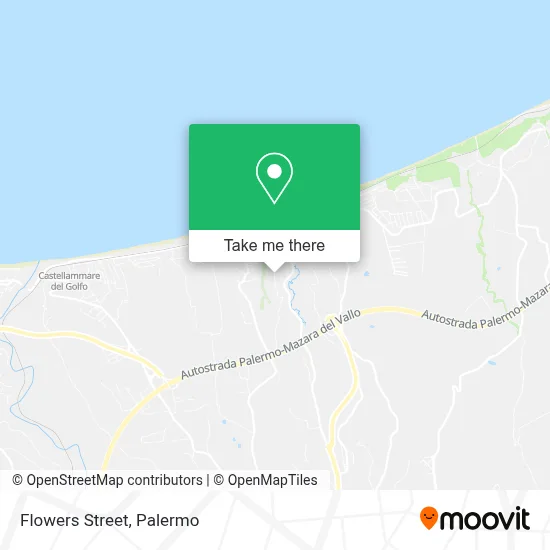 Flowers Street map