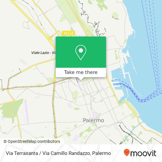 Via Terrasanta / Via Camillo Randazzo map