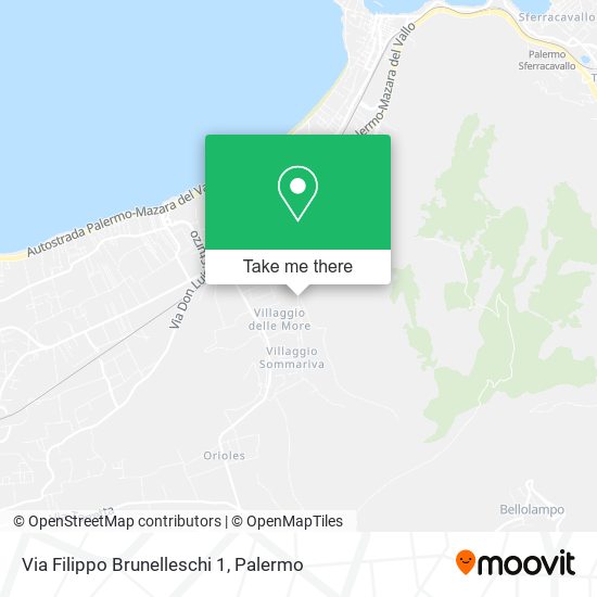 Via Filippo Brunelleschi 1 map