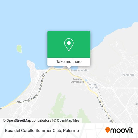 Baia del Corallo Summer Club map