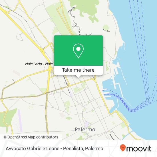 Avvocato Gabriele Leone - Penalista map