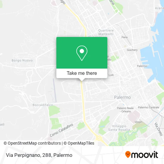 Via Perpignano, 288 map