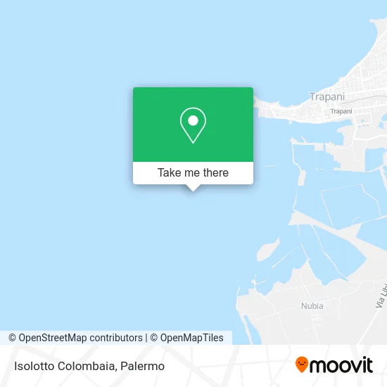 Colombaia Islet map