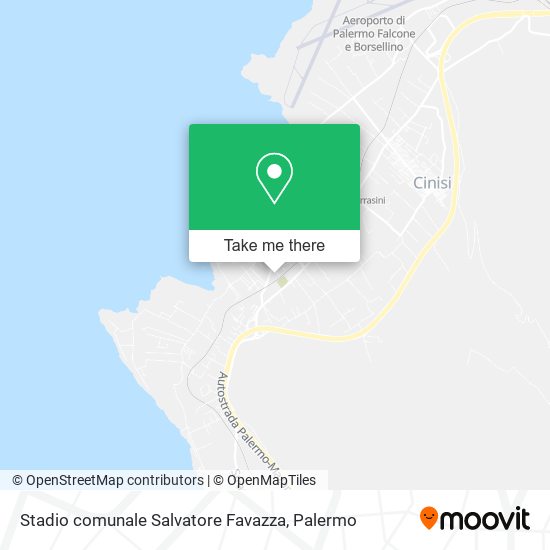 Stadio comunale Salvatore Favazza map