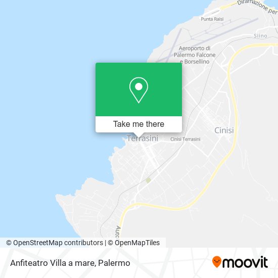 Anfiteatro Villa a mare map