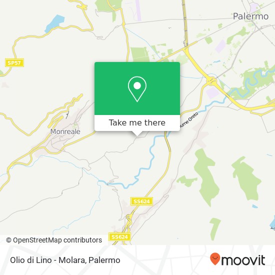 Olio di Lino - Molara map