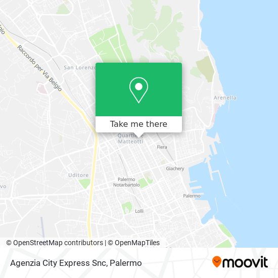 Agenzia City Express Snc map