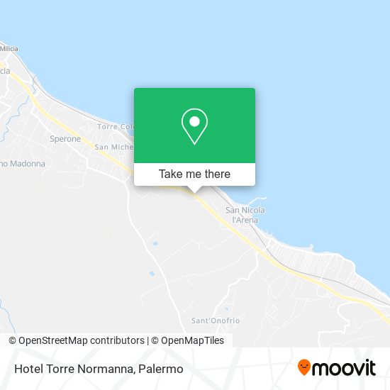 Hotel Torre Normanna map