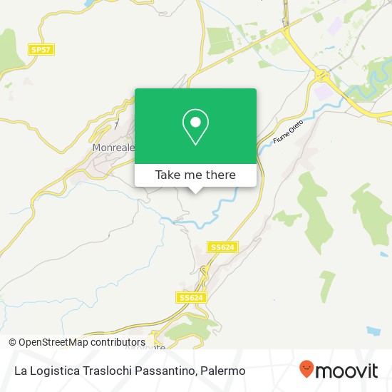 La Logistica Traslochi Passantino map