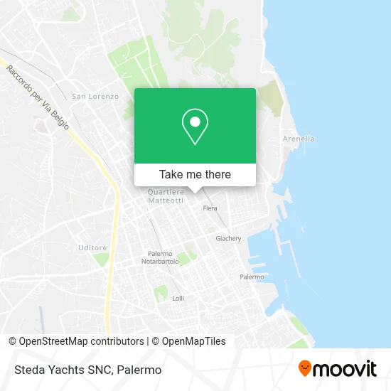 Steda Yachts SNC map