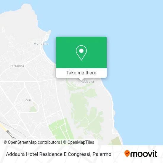 Addaura Hotel Residence and Congress map