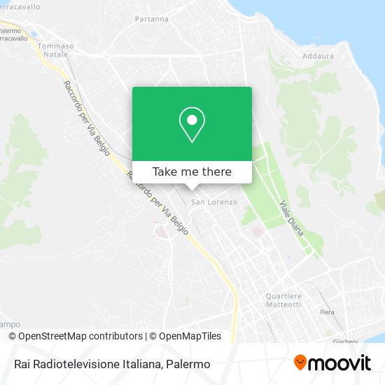 Rai Radiotelevisione Italiana map