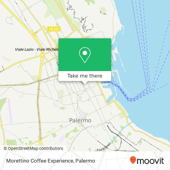 Morettino Coffee Experience map