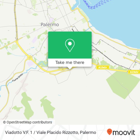 Viadotto V.F. 1 / Viale Placido Rizzotto map