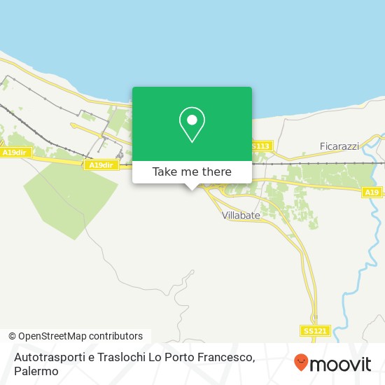 Autotrasporti e Traslochi Lo Porto Francesco map
