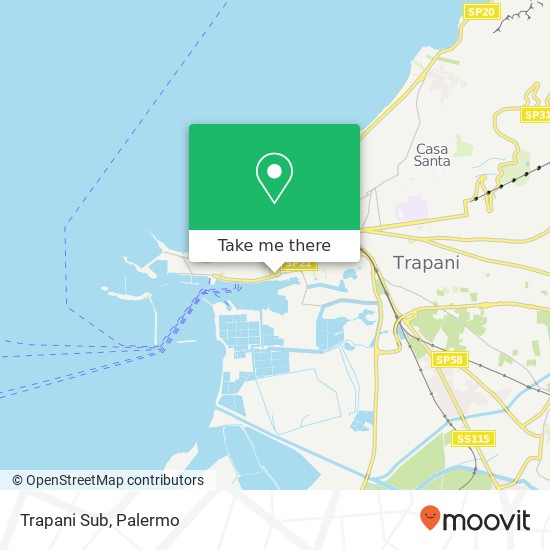 Trapani Sub map