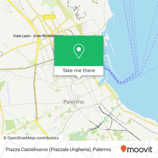 Piazza Castelnuovo (Piazzale Ungheria) map