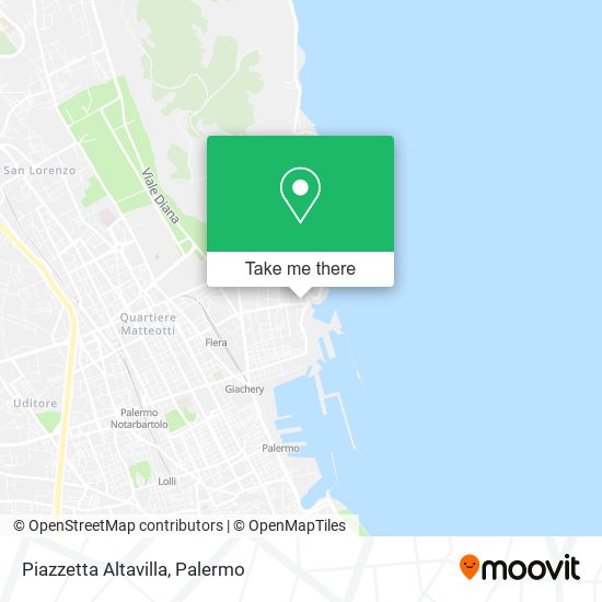 Piazzetta Altavilla map