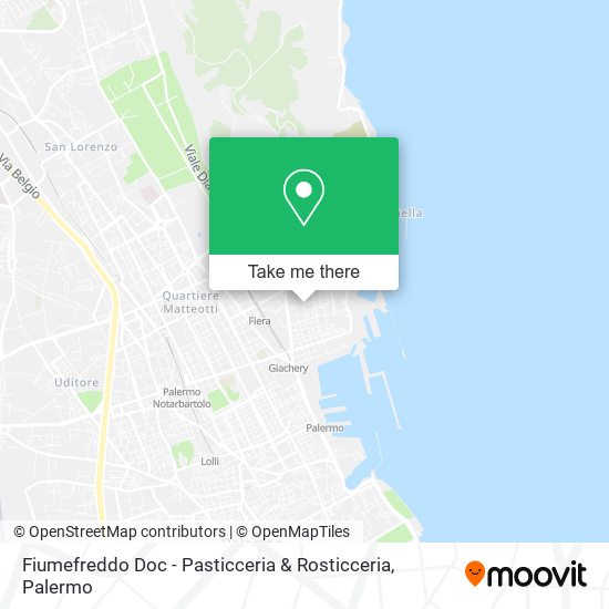 Fiumefreddo Doc - Pasticceria & Rosticceria map