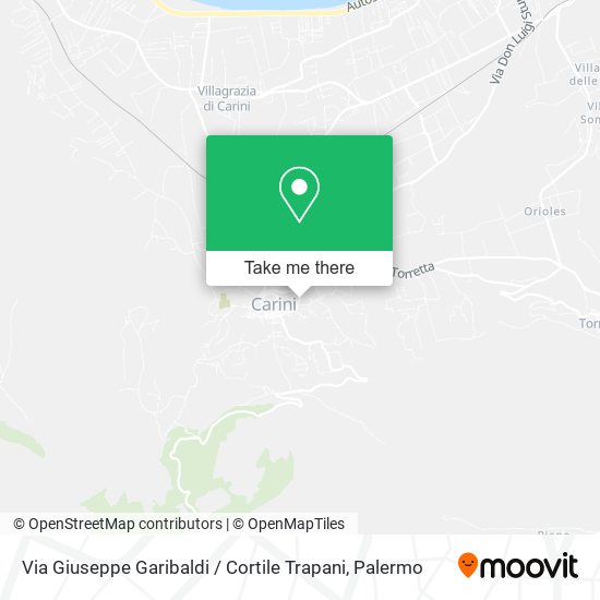 Via Giuseppe Garibaldi / Cortile Trapani map