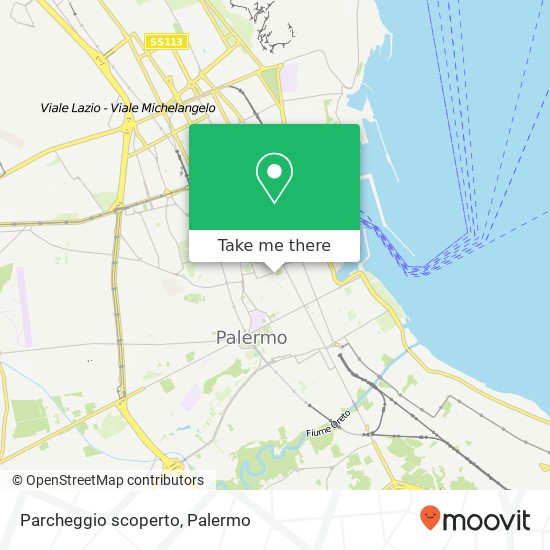 Parcheggio scoperto map