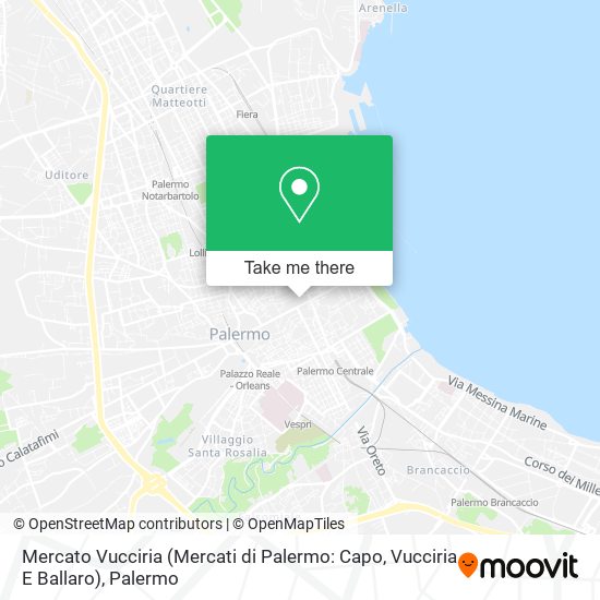 Mercato Vucciria (Mercati di Palermo: Capo, Vucciria E Ballaro) map