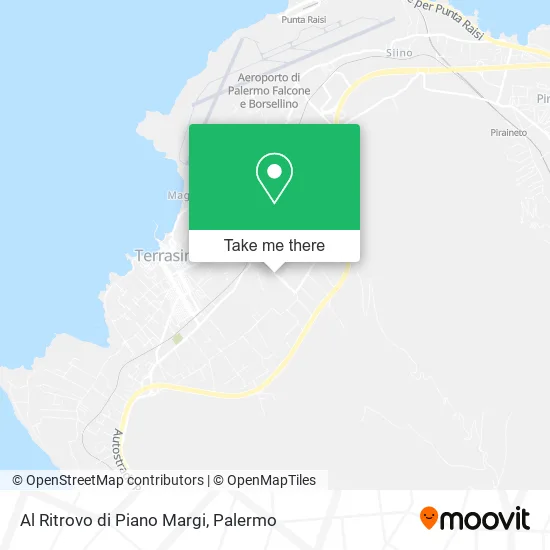 Al Ritrovo di Piano Margi map