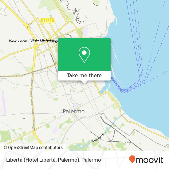 Libertà (Hotel Libertà, Palermo) map