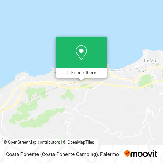 Costa Ponente (Costa Ponente Camping) map