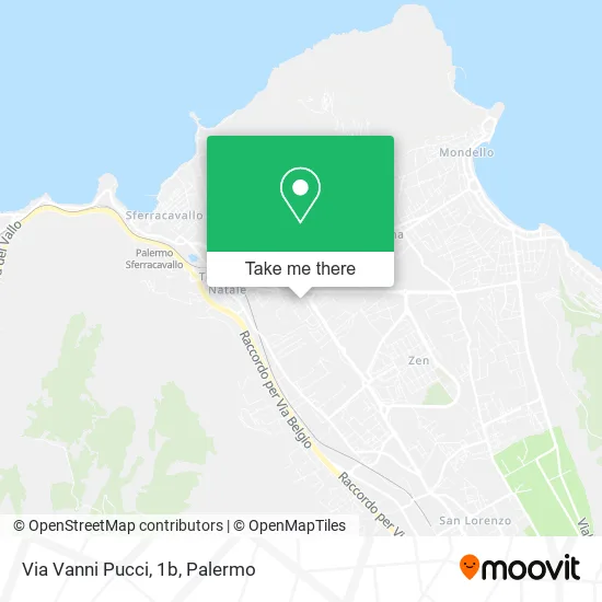 Via Vanni Pucci, 1b map