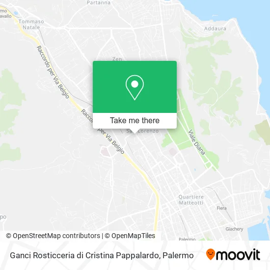Ganci Rosticceria di Cristina Pappalardo map